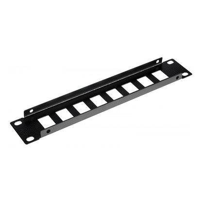 Equip Patchpanel 10" mit Keystone Montage 1U. schwarz