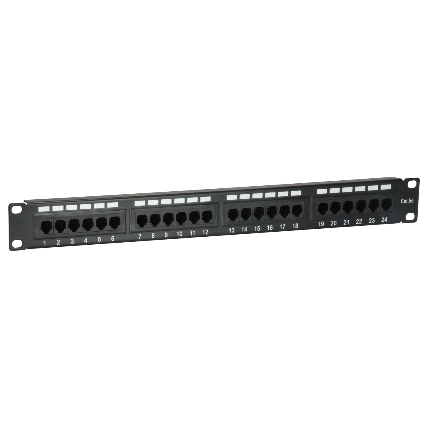 Equip Patchpanel 24x RJ45 Cat5e 19" UTP 1HE schwarz