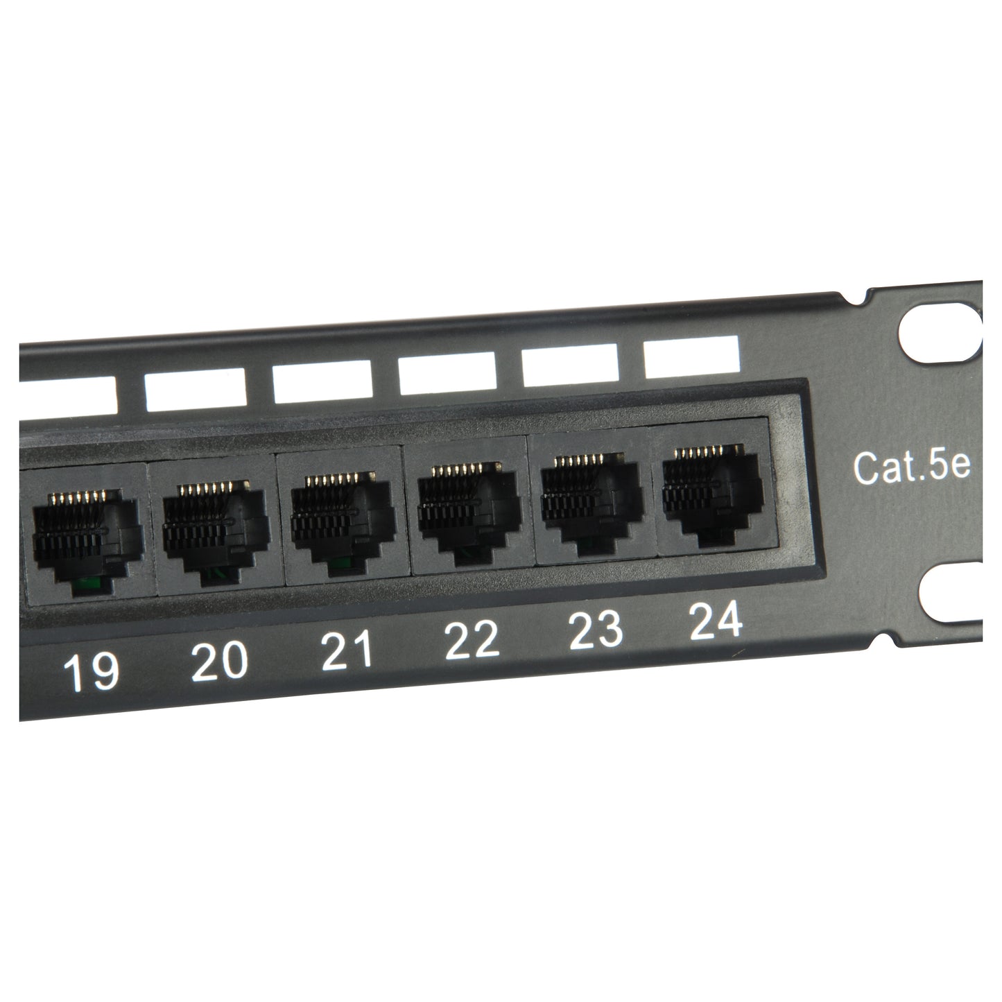 Equip Patchpanel 24x RJ45 Cat5e 19" UTP 1HE schwarz