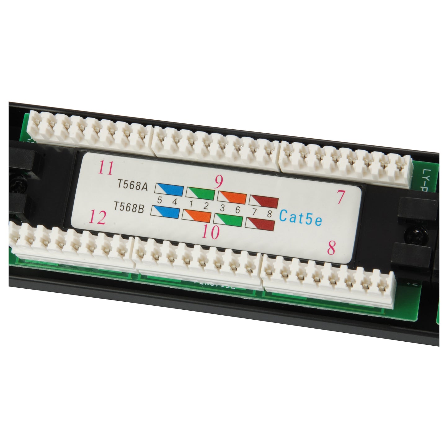 Equip Patchpanel 24x RJ45 Cat5e 19" UTP 1HE schwarz