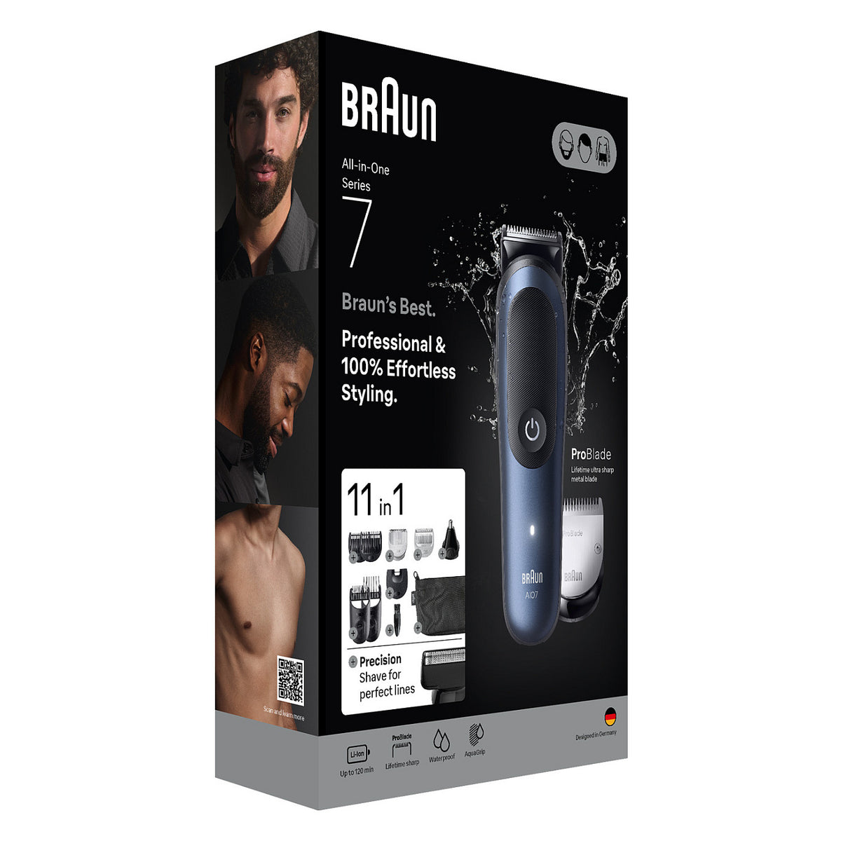 Braun Series 7 All-In-One Style Kit AIO7540 245036 Akku deep blue metallic 11 Au
