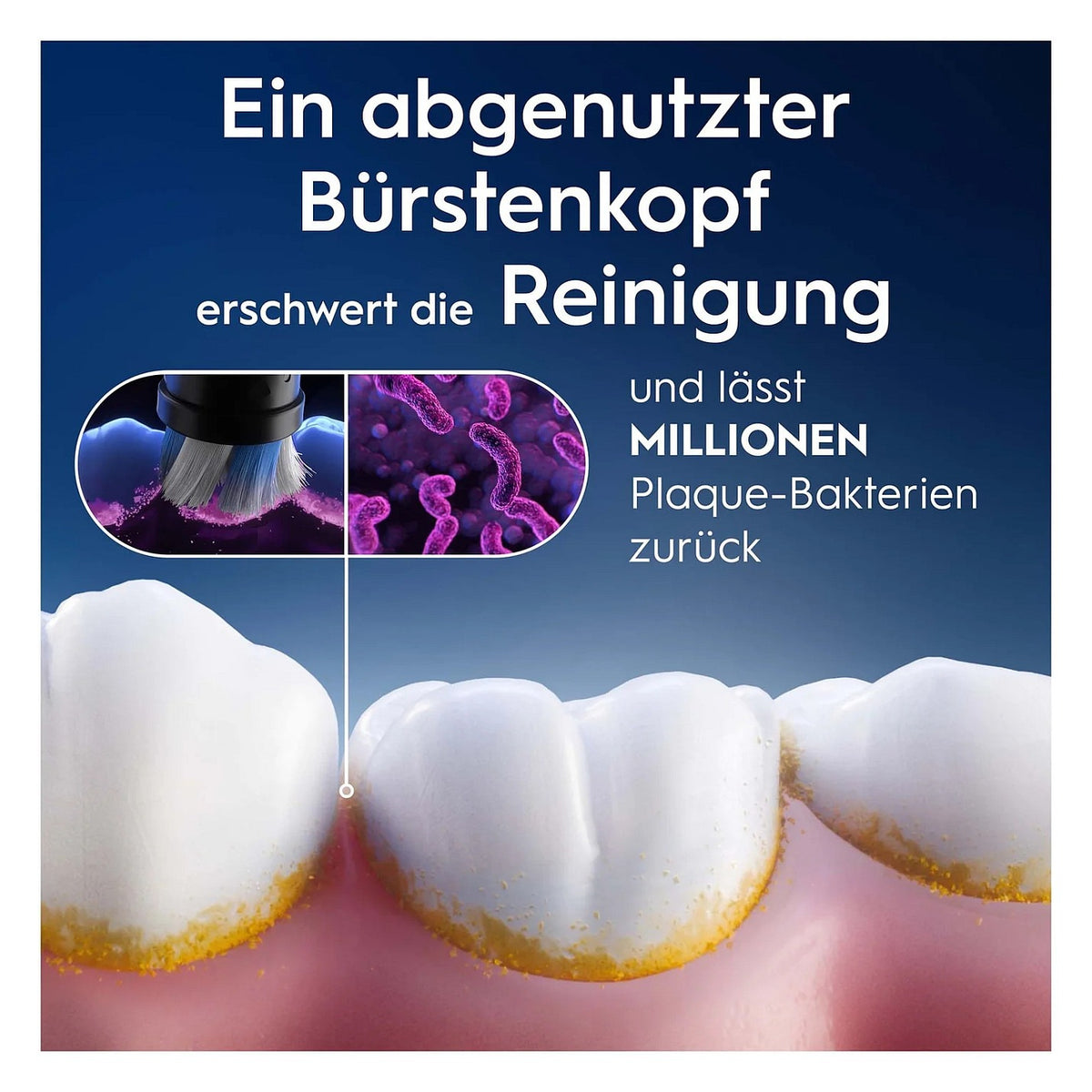 Oral-B iO Aufsteckbürsten Sanfte Reinigung BLACK 4er