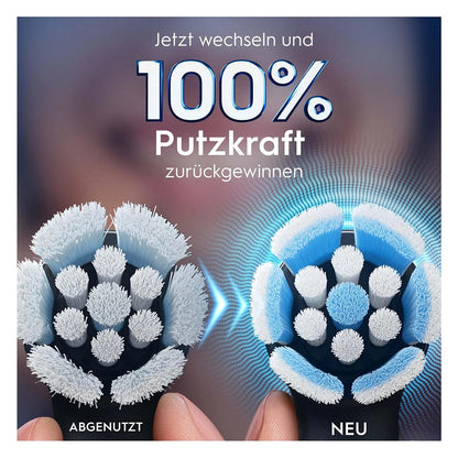 Oral-B iO Aufsteckbürsten Sanfte Reinigung BLACK 4er