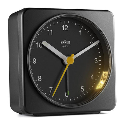 Braun BC 03 B Quarzwecker analog schwarz
