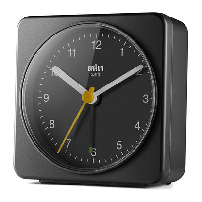 Braun BC 03 B Quarzwecker analog schwarz