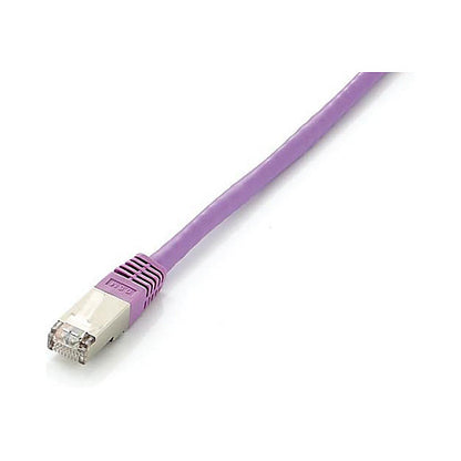 Equip Patchkabel Cat6A S/FTP 2xRJ45 15.00m lila Plat.LSZH Polybeutel