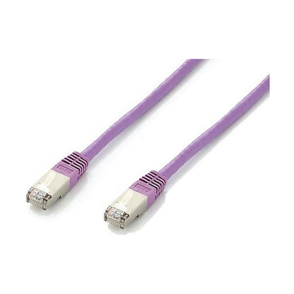 Equip Patchkabel Cat6A S/FTP 2xRJ45 5.00m lila Plat.LSZH Polybeutel