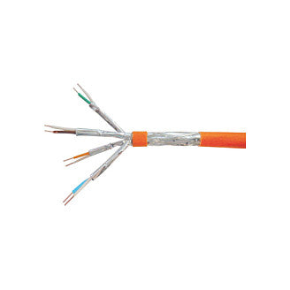 Equip Instal.Kab Cat7 S/FTP 4P23 100.00m orange LSZH