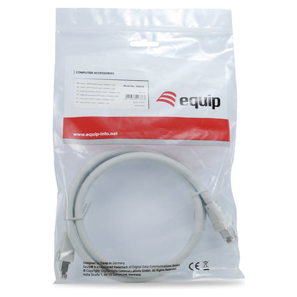 Equip Patchkabel Cat8.1 S/FTP 2xRJ45 0.50m grau LSZH Polybeutel