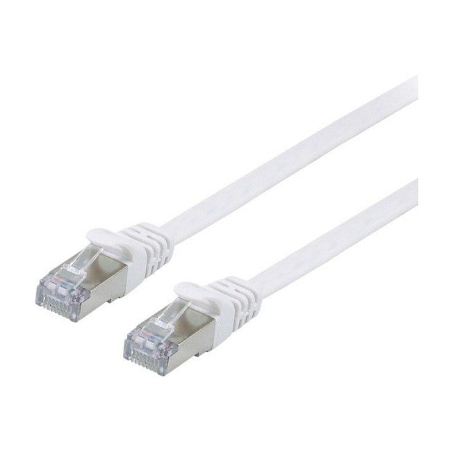 Equip Patchkabel Cat6A U/FTP 2xRJ45 2.00m weiß Flach LSZH Polybeutel