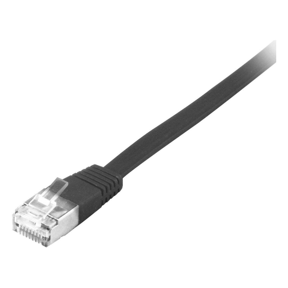 Equip Patchkabel Cat6A U/FTP 2xRJ45 10.00m sw Flach LSZH Polybeutel