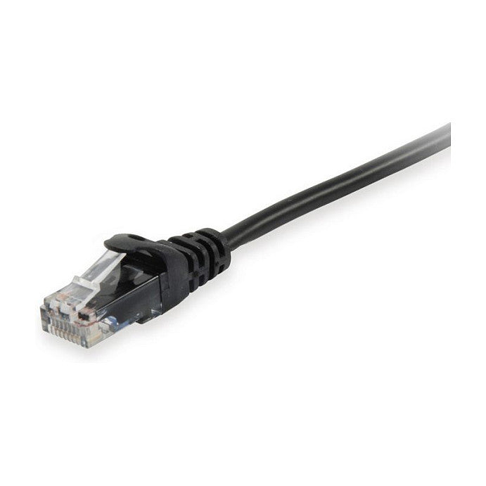 Equip Patchkabel Cat6A U/UTP 2xRJ45 15.00m schwarz LSZH Polybeutel