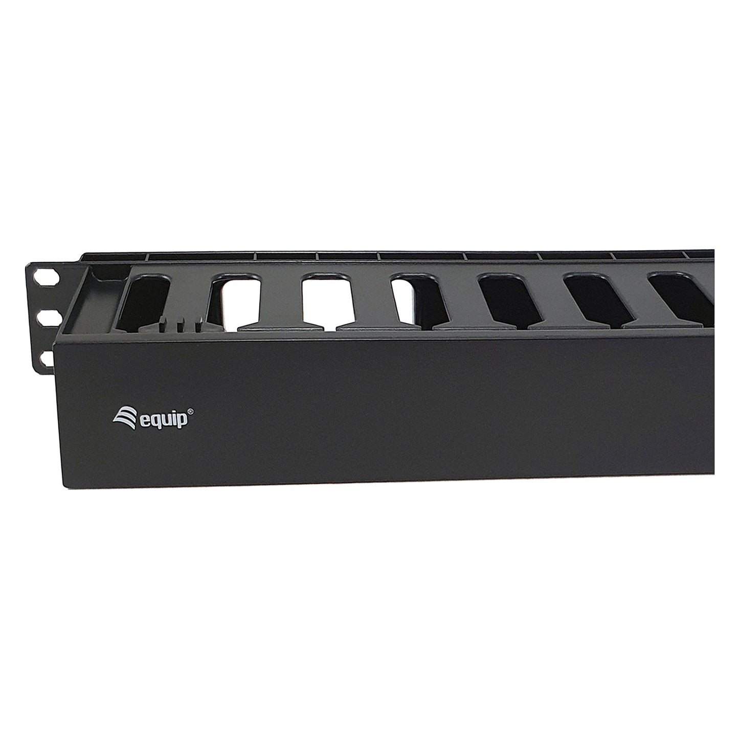 Equip 19" Kabelmanagement Panel abnehmbare Heckplatte sw