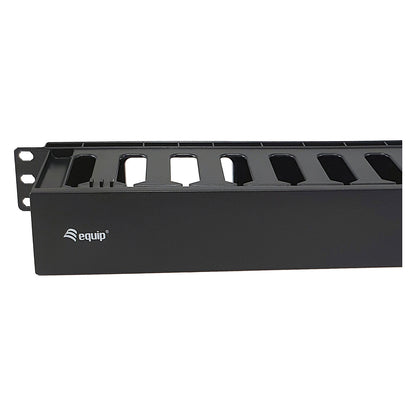 Equip 19" Kabelmanagement Panel abnehmbare Heckplatte sw
