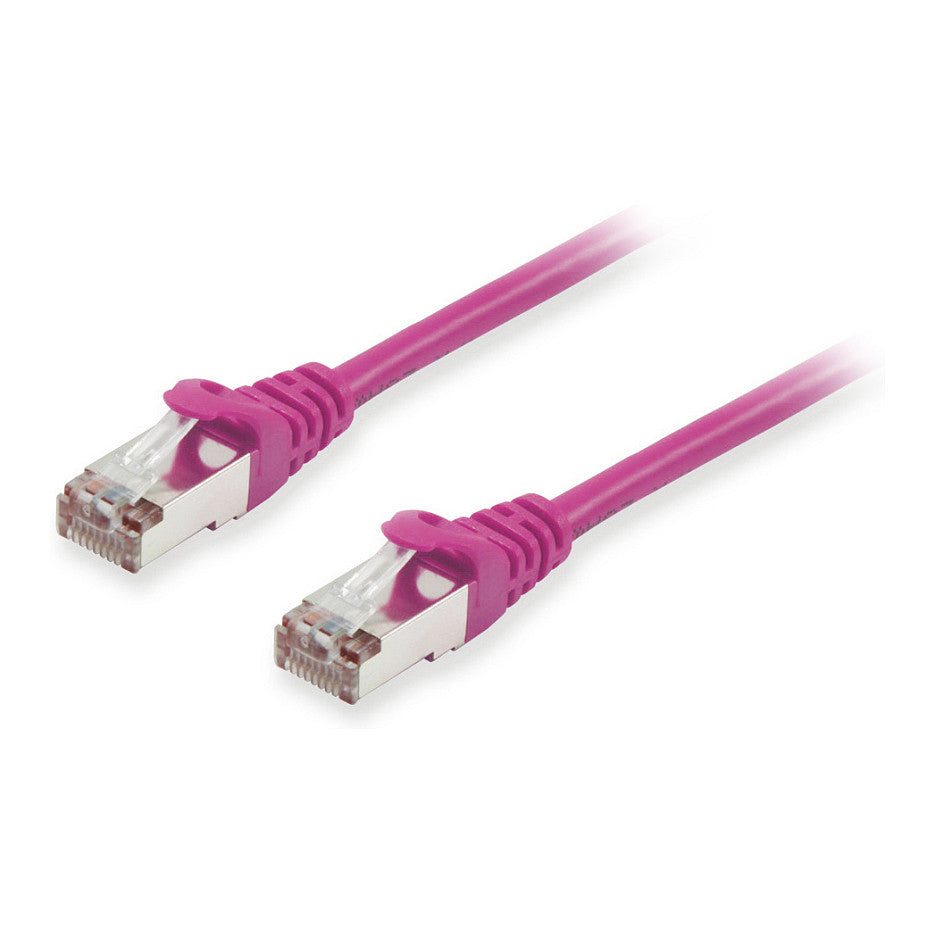 Equip Patchkabel Cat6A S/FTP 2xRJ45 0.25m lila LSZH Polybeutel