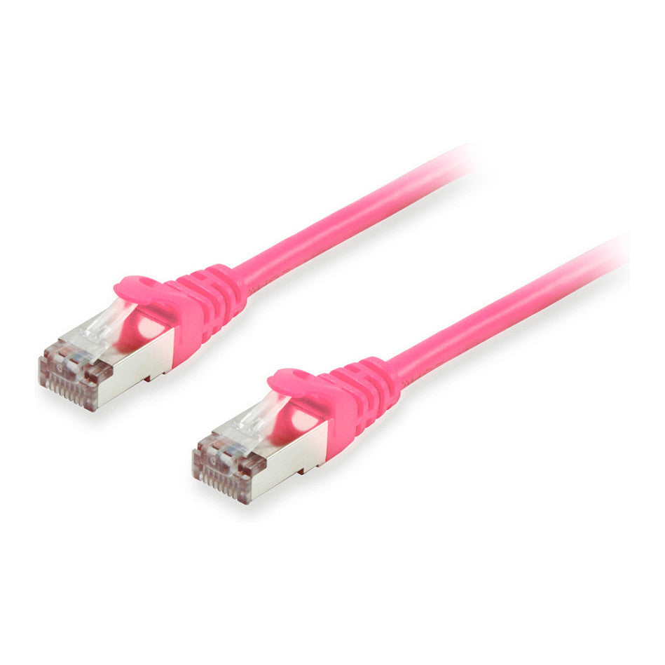 Equip Patchkabel Cat6A S/FTP 2xRJ45 15.00m pink LSZH Polybeutel