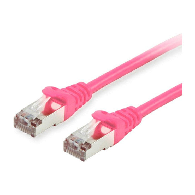 Equip Patchkabel Cat6 S/FTP 2xRJ45 7.50m pink LSZH Polybeutel
