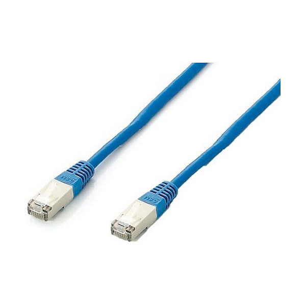 Equip Patchkabel Cat6A S/FTP 2xRJ45 5.00m blau Plat.LSZH Polybeutel