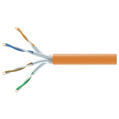 Equip Instal.Kab Cat7 S/FTP 305.00m orange Sim. LSZH