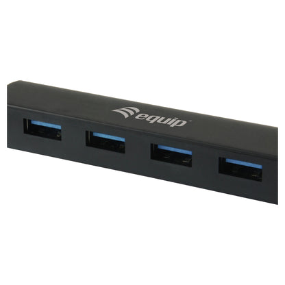Equip USB-Hub 4-Port 3.0 ->4x3.0 5Gbps o.Netzteil sw