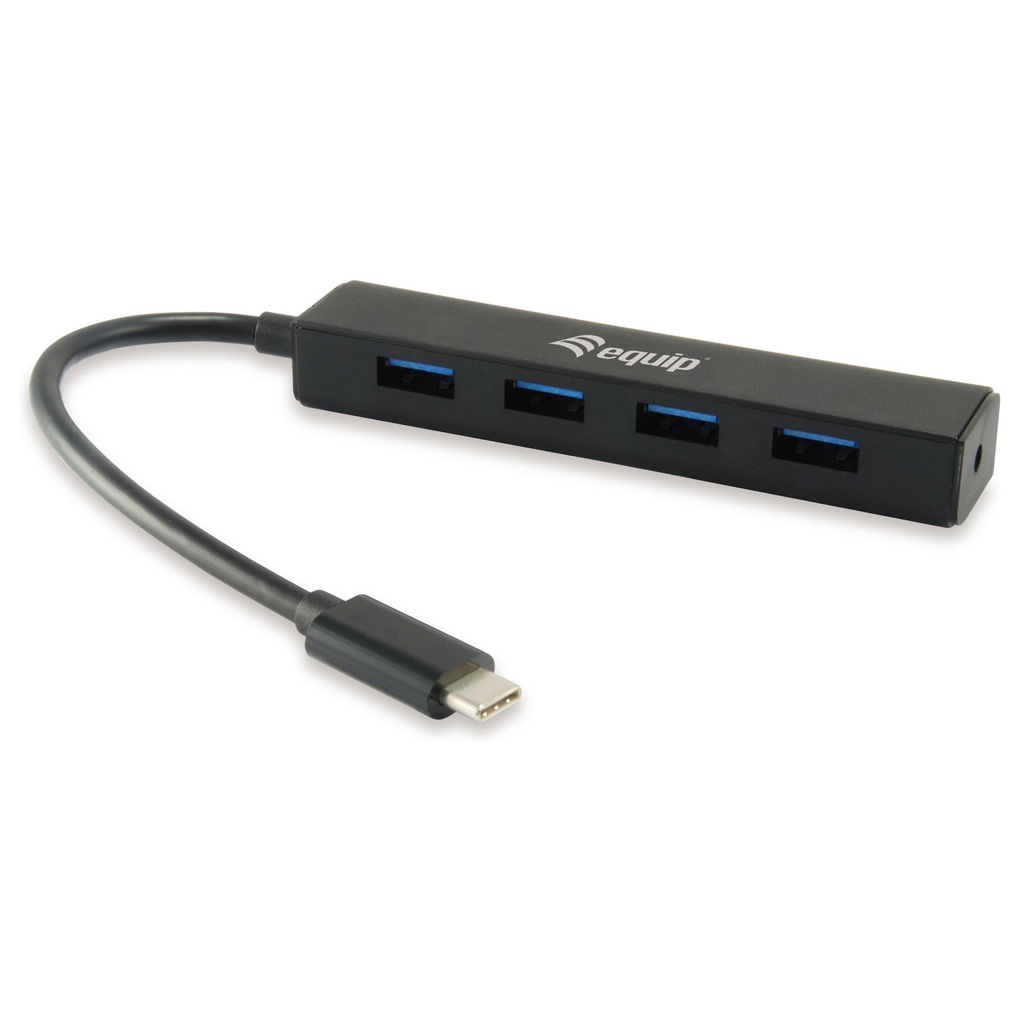 Equip USB-Hub 4-Port 3.2/C->4x3.0 5Gbps o.Netzteil sw