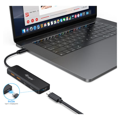 Equip USB-Hub 4-Port 3.2/C->2xUSB-C 2xUSB-A 10Gbps o.Netz.sw