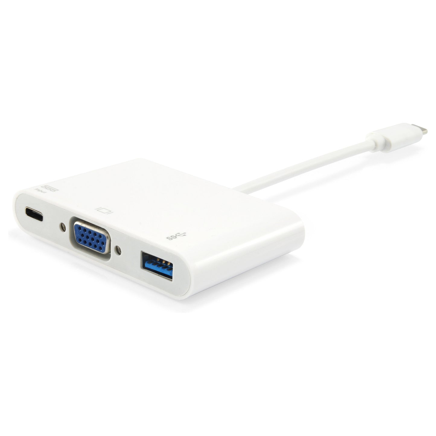 Equip Dock USB-C->VGA.USB3.0.60WPD 15cm ws