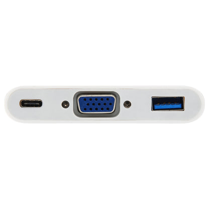 Equip Dock USB-C->VGA.USB3.0.60WPD 15cm ws