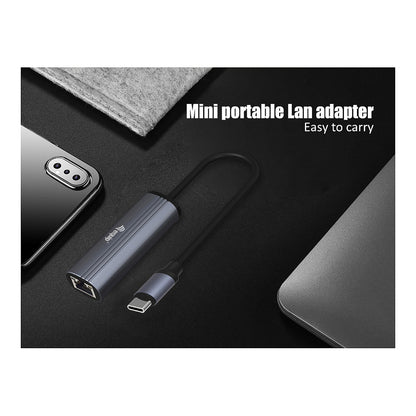 Equip Dock USB-C->GbE.100WPD3.0 15cm gr