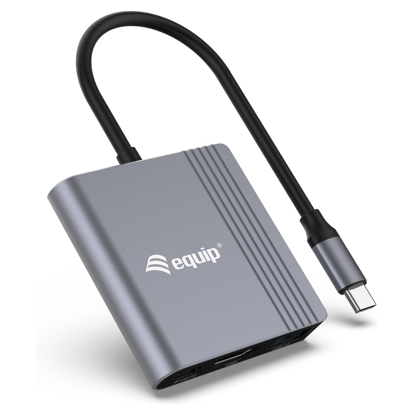 Equip Dock USB-C->HDMI.USB-A.100WPD 25cm gr