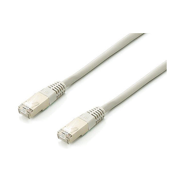 Equip Patchkabel Cat6A 10x/set S/FTP 2xRJ45 0.50m gr Plat.