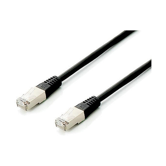 Equip Patchkabel Cat6A 10x/set S/FTP 2xRJ45 0.25m sw Plat.