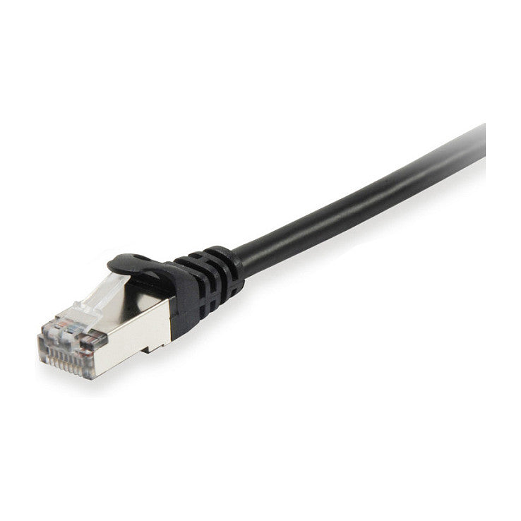 Equip Patchkabel Cat6 S/FTP 2xRJ45 50.00m schwarz LSZH Polybeutel