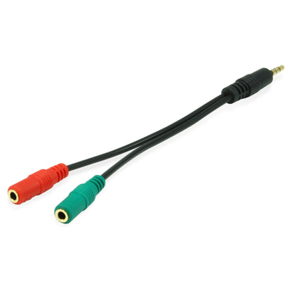 Equip Audiokabel 3.5mm 1x/2x St/Bu 0.15m Y-Kabel