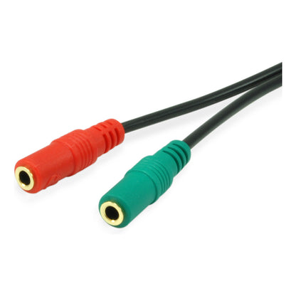 Equip Audiokabel 3.5mm 1x/2x St/Bu 0.15m Y-Kabel