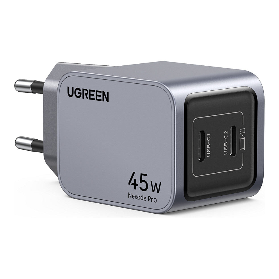 UGREEN Nexode Pro 45W Dual USB-C GaN Fast Charger EU gray