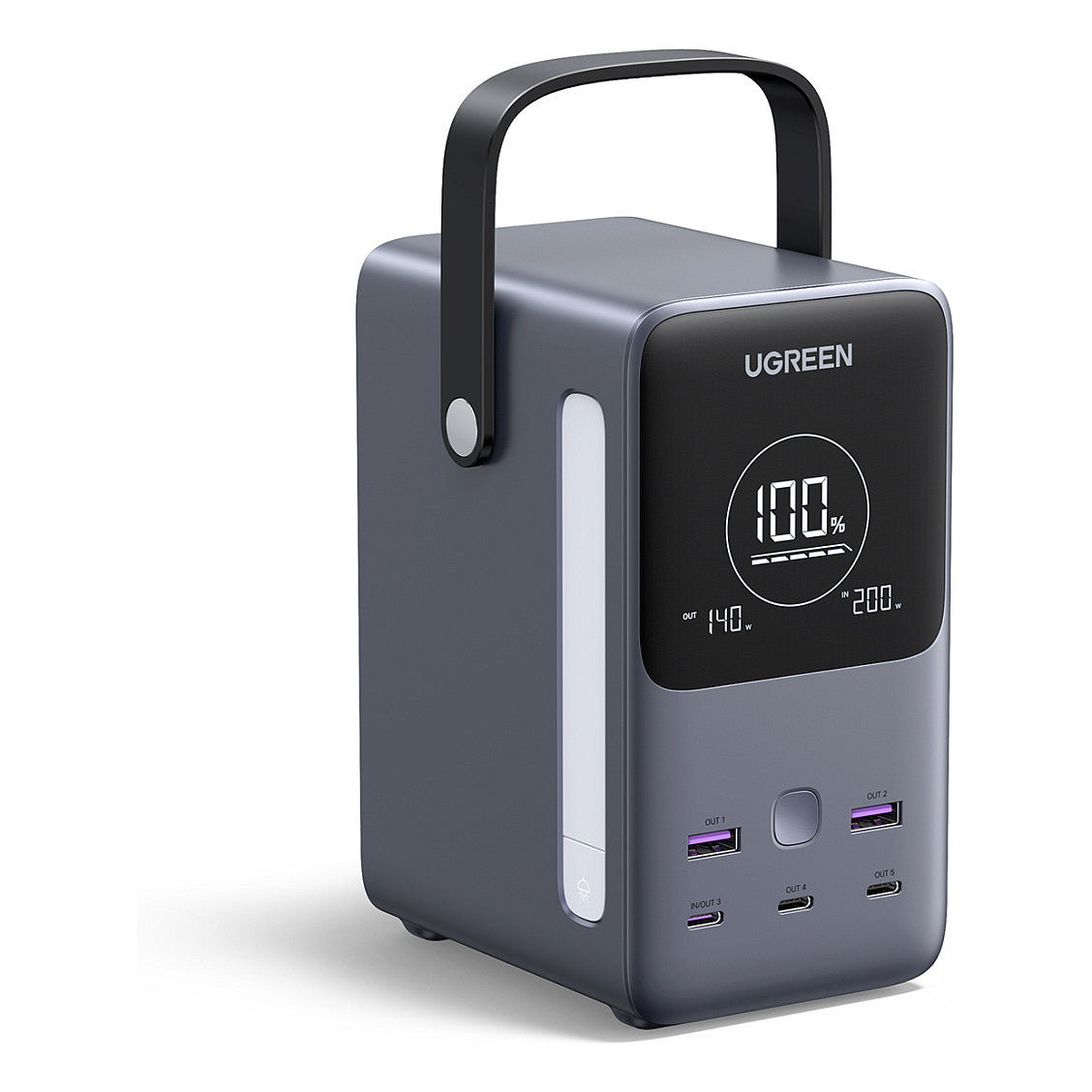 48000mAh 300W Fast Charging Power Bank gray