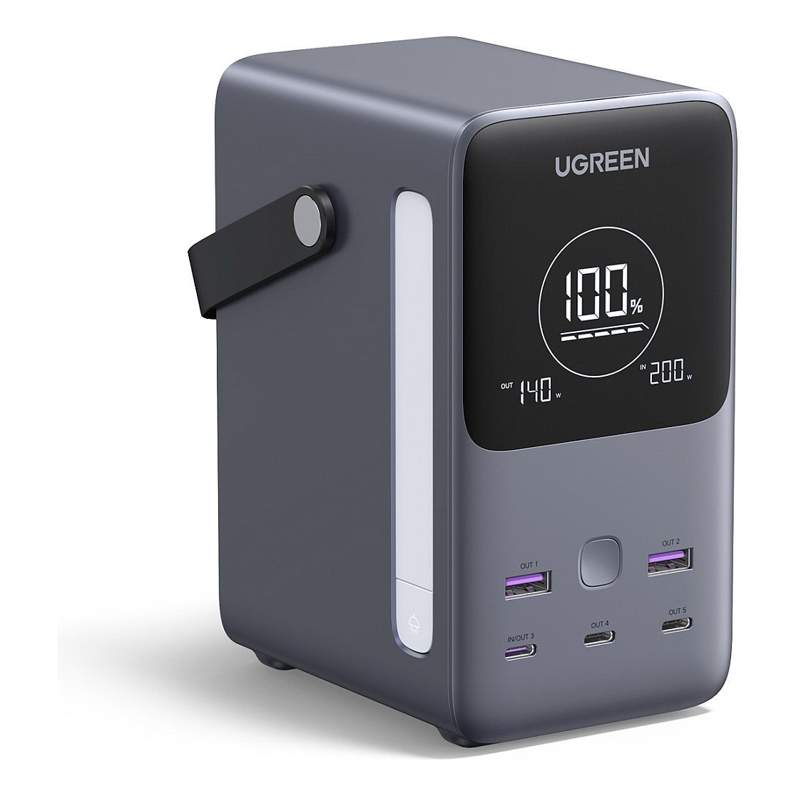 48000mAh 300W Fast Charging Power Bank gray