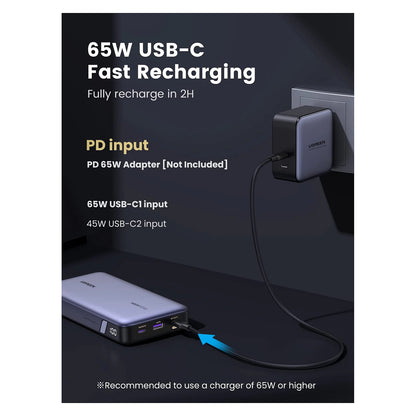 25000 mAh Powerbank 145W Two-way Fast Charging