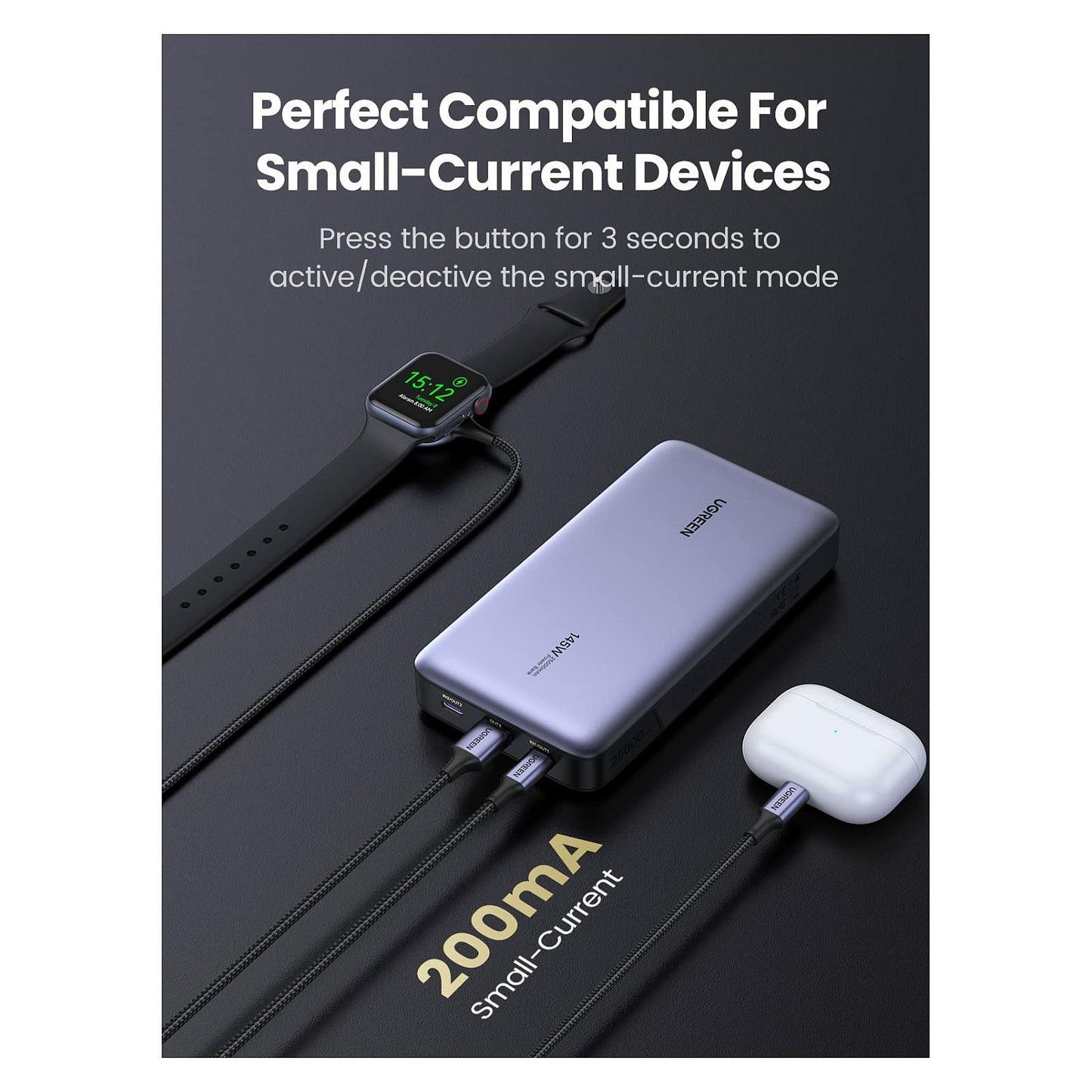 25000 mAh Powerbank 145W Two-way Fast Charging