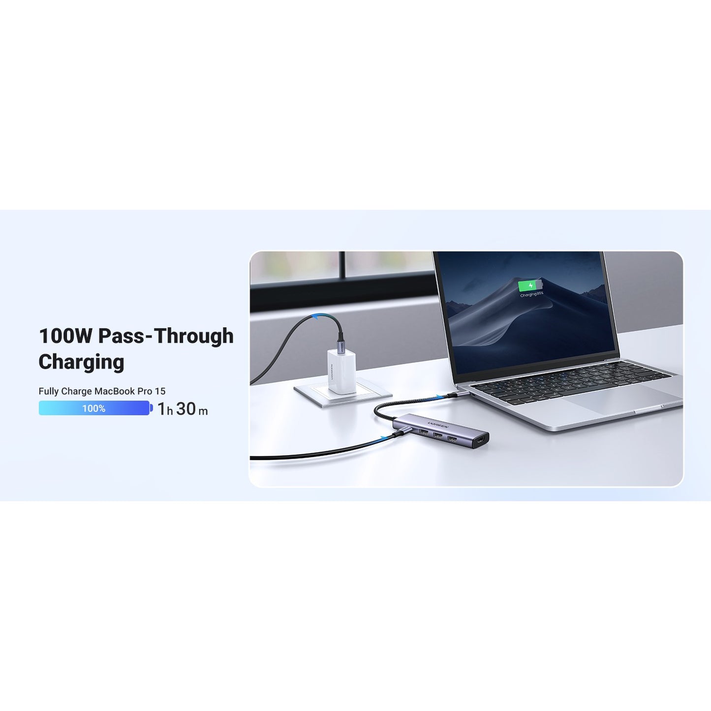 UGREEN Revodok 5-in-1 4K HDMI USB-C Hub mit 3x USB-A 3.0