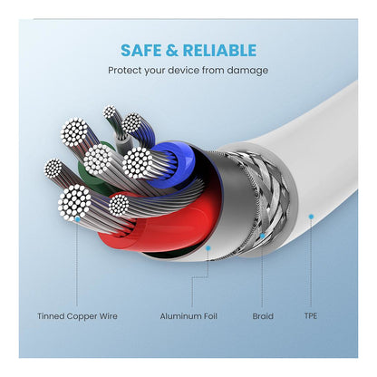 UGREEN Lightning To Type-C Cable 1m white