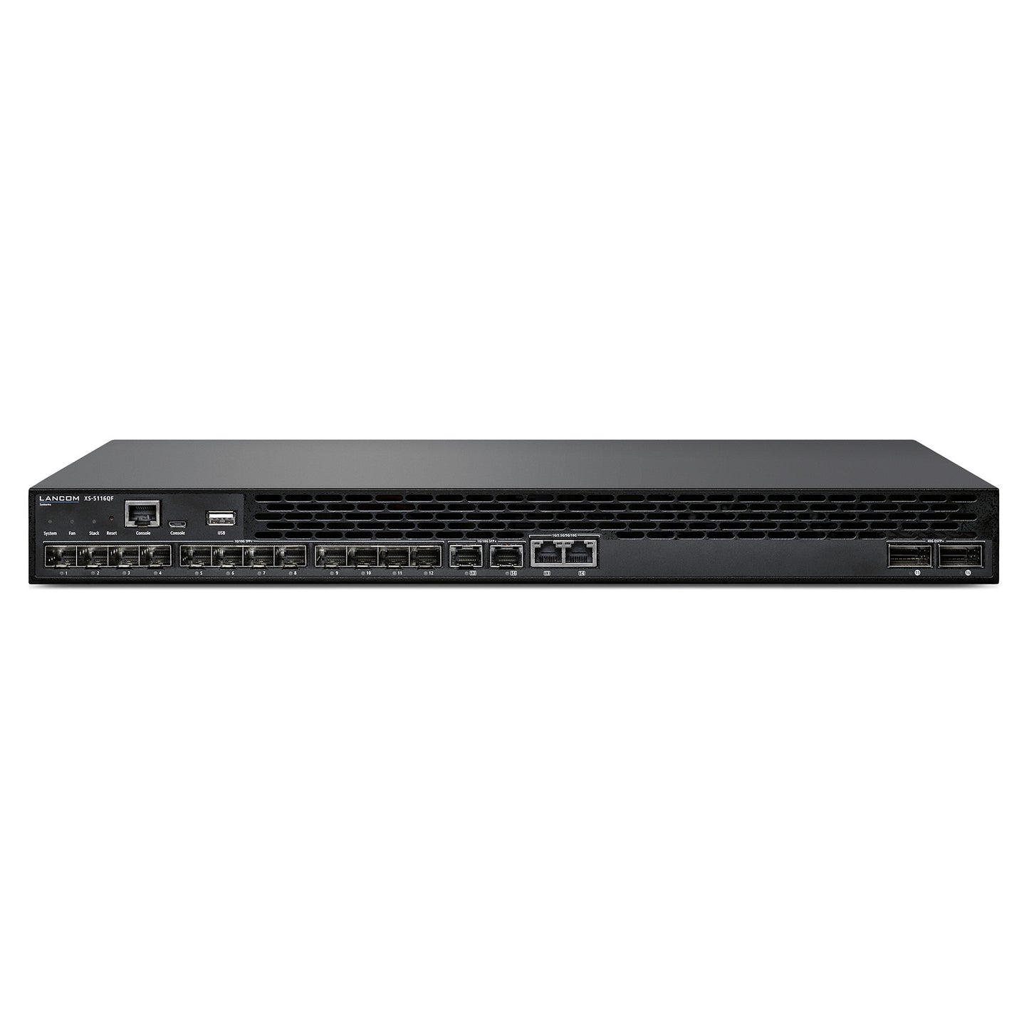 XS-5116QF Switch 12x SFP+ / 2x Combo-SFP+ / 2x QSFP+