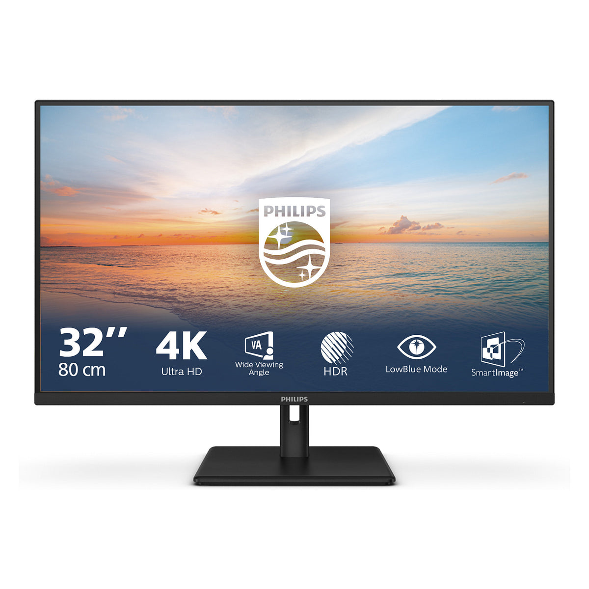 Philips 80.0cm (31.5") 32E1N1800LA 16:09 2xHDMI+DP VA black retail