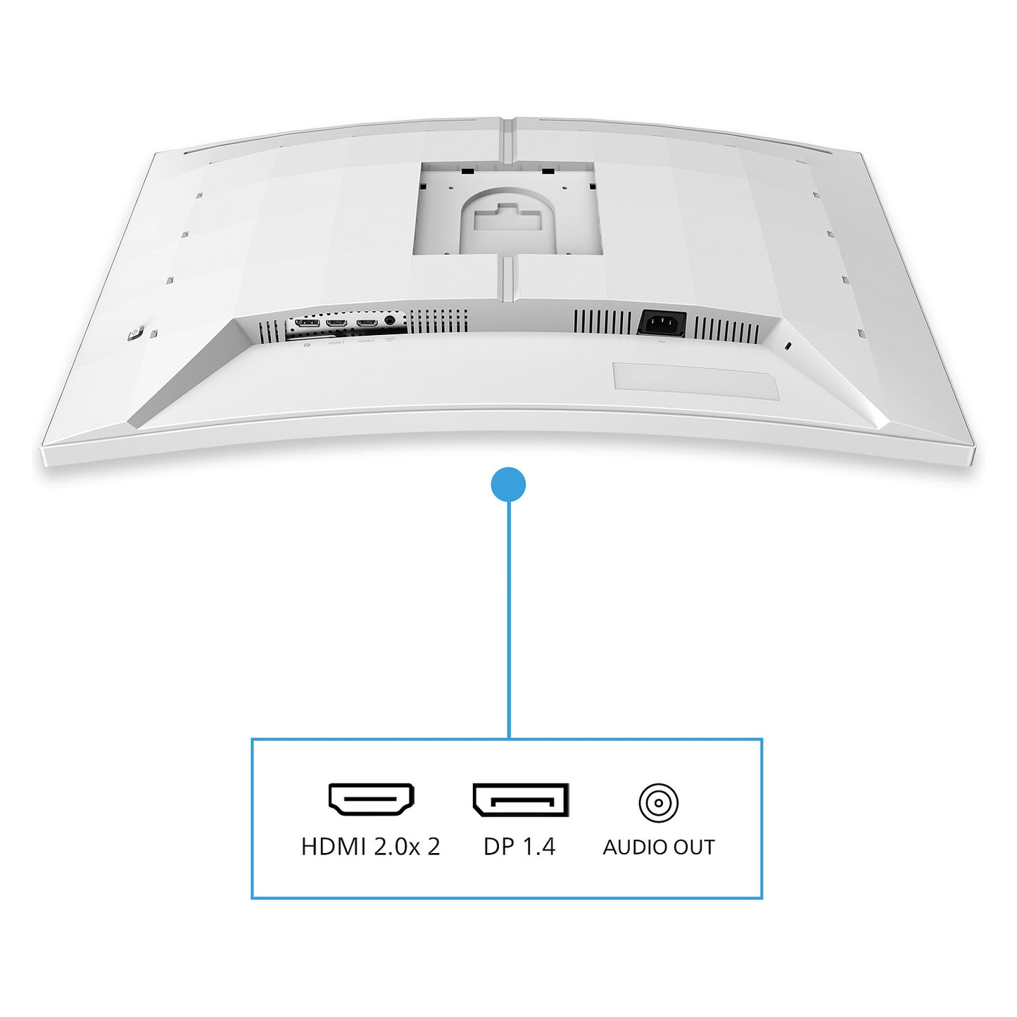 Philips 80.0cm (31.5") 32M2C5501 16:09 2xHDMI+DP Curved w