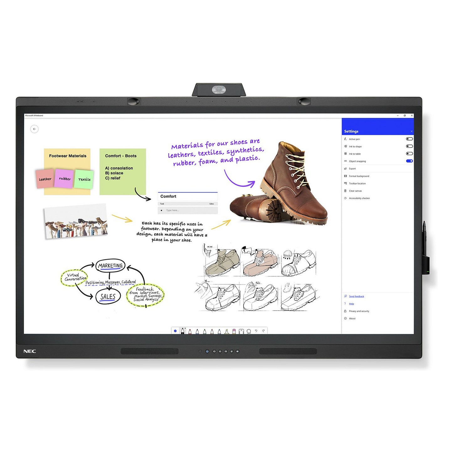 NEC WD551 55IN