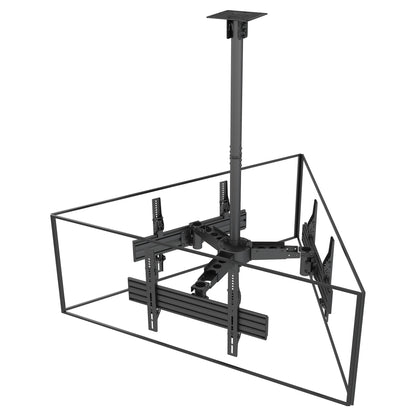 Equip Deckenhalterung 32"-65"/3TFT je 30kg 2Gelenke neig. sw lite Retail