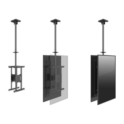 Equip Deckenhalterung 39"-75"/2TFT je 40kg 2Gelenke neig. sw lite Retail