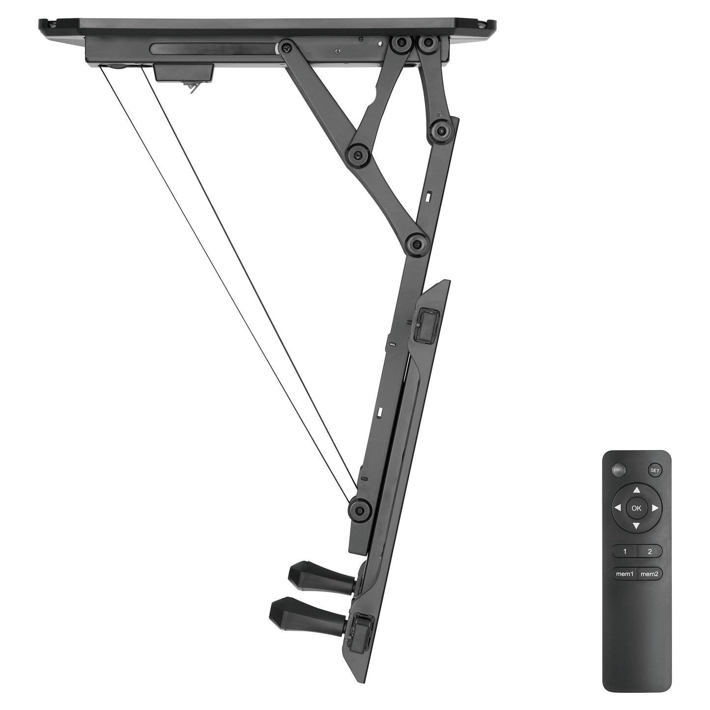 Equip Deckenhalterung 32"-70"/1TFT 35kg motorisiert sw lite Retail