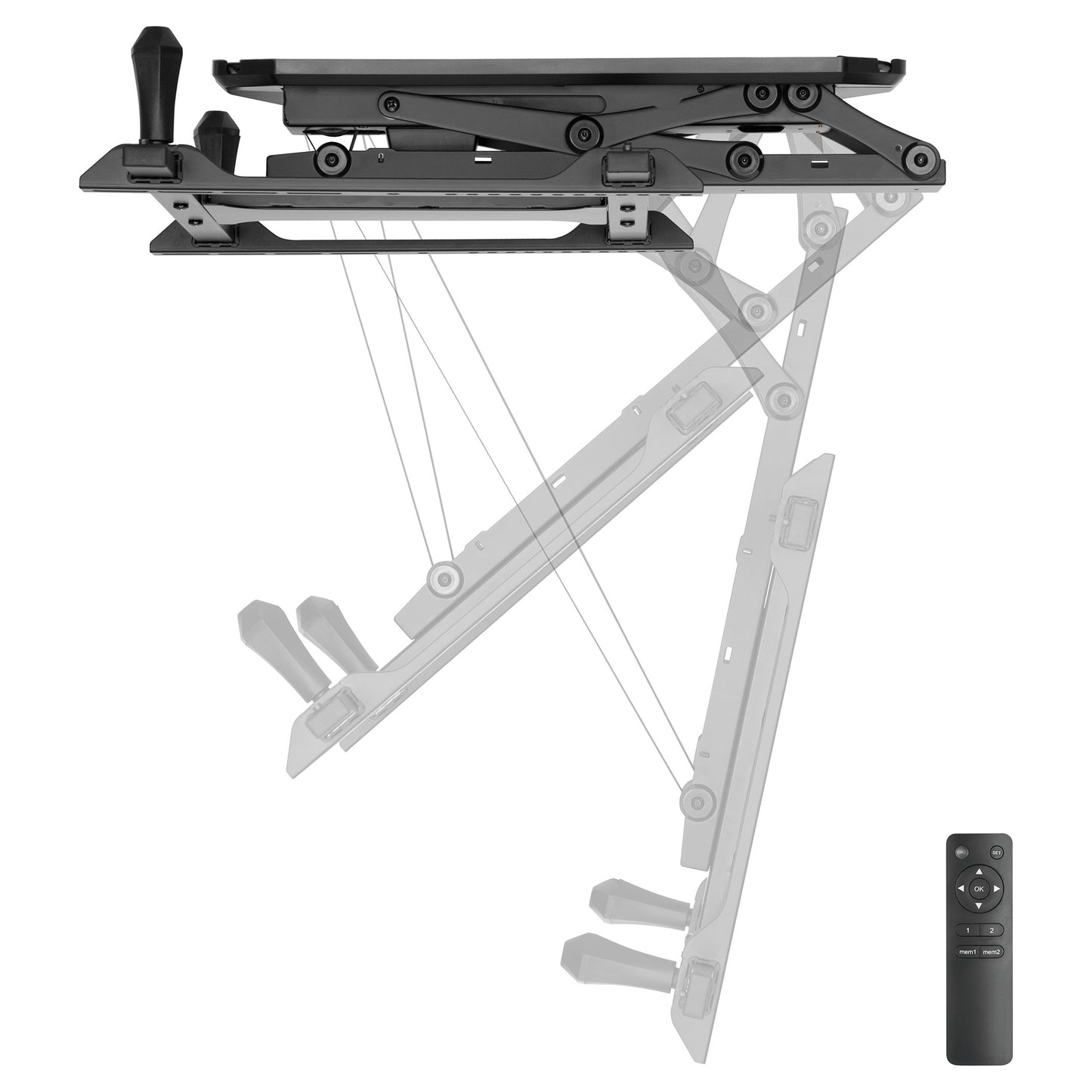 Equip Deckenhalterung 32"-70"/1TFT 35kg motorisiert sw lite Retail